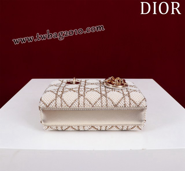Dior专柜新款迪奥顶级原单超迷你刺绣珠片lady d-joy-micro djfk1053